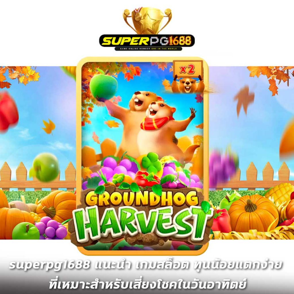 superpg1688 แนะนำ เกมสล็อต ทุนน้อยแตกง่าย  ที่เหมาะสำหรับเสี่ยงโชคในวันอาทิตย์